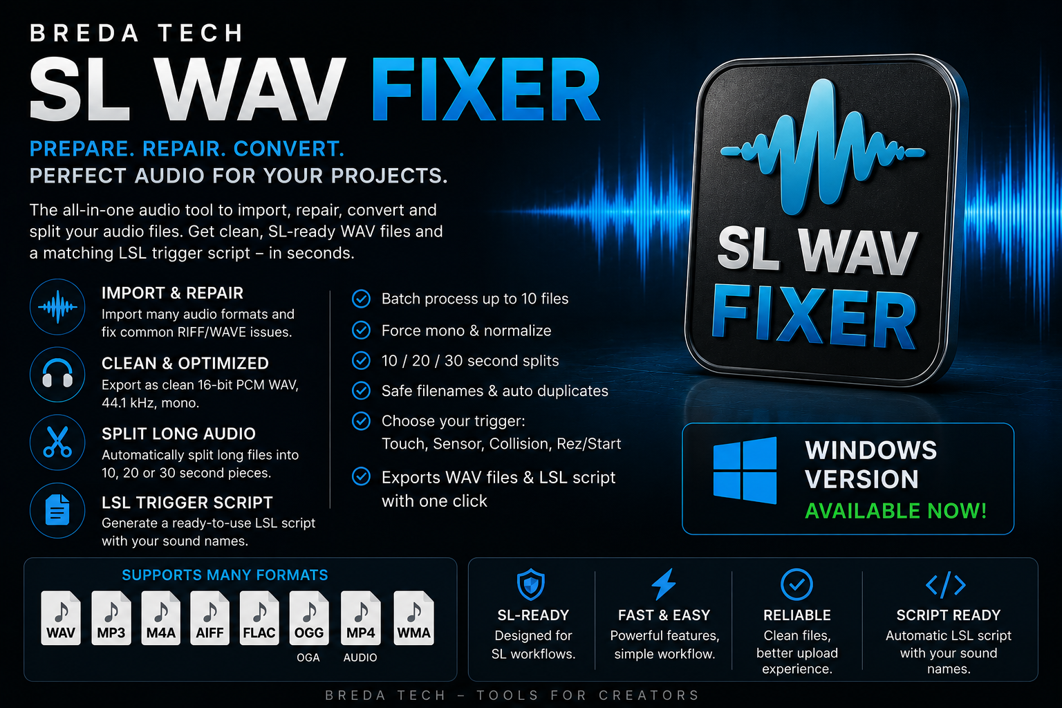 BREDA TECH SL WAV Fixer product image